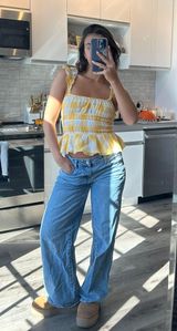 Yellow Plaid Top Photo 0