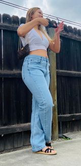 Mom Jeans Blue Size 30 Photo 0