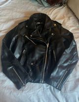 ZARA Faux Leather Jacket Photo 0