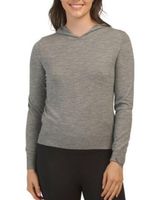 Peter Millar Merino Wool Hoodie Sweatshirt Small Gale Gray Excursionist Flex Photo 0