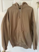 brandy mellville tan christy hoodie Photo 0