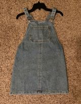Topshop Denim Overall Dress Photo 0