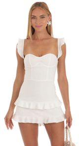 White Mini Dress Photo 0