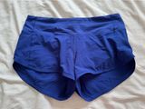 Lululemon Electric Blue Speed Up 2.5" Shorts Photo 0
