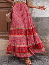 Maxi Skirt Red Size M Photo 0