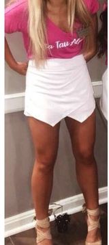 White Envelope Skirt Size M Photo 0