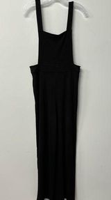 Bebop  Black Light Corduroy Overalls Size Large Stretchy Flare Legs Soft Boho Photo 0