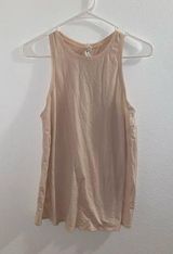 Lululemon light pink open back size 4 tank top Photo 0