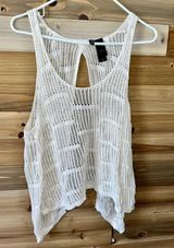 Bisou Bisou Cream Knit Tank Top Photo 0