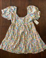 NWT BILLAB0NG Floral Short Sleeve Dress Photo 0