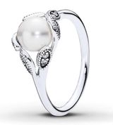Pandora Luminous Leaves Pearl Ring Photo 0