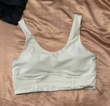 White Target Sports Bra Photo 0