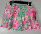 NEW Lilly Pulitzer Luxletic Corinne Skort UPF 50+ M Journey To The Jungle Pink Photo 0