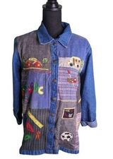 QUACKER Factory Teacher School Denim Shirt Photo 0
