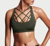 Victoria's Secret Green Criss Cross Sports Bra Photo 0