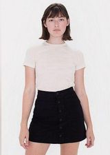 American Apparel Denim Mini Skirt Photo 0