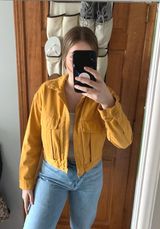ZARA Cropped Denim Jacket Photo 0