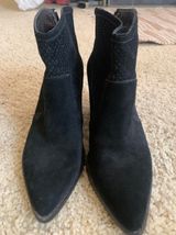 Suede Booties Black Size 8 Photo 0