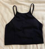 Ribbed High Neck Tank Photo 0