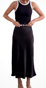 ZARA Satin Midi Skirt Photo 0
