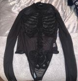 Pretty Little Thing Mesh Skeleton Bodysuit Photo 0