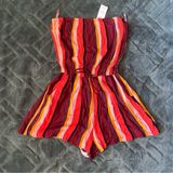 Hollister Strapless Striped Romper Photo 0