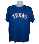 Nike MLB Texas Rangers Dri Fit Actiwear Graphic Short Sleeve Tee Shirt Large Photo 0