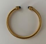 Black And Gold Cuff Bracelet Photo 0