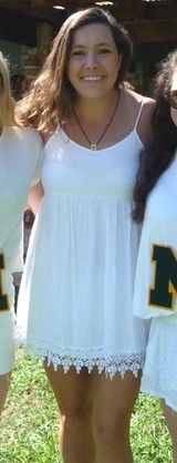 White Sundress Size L Photo 0