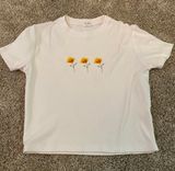 Brandy Melville brandy 3 flower shirt Photo 0