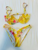 Altar’d State Yellow Floral Bikini Photo 0
