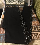 French Laundry New Sexy Black Bling Chic Leggings  Photo 0