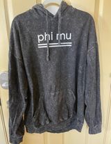 Phi Mu Acid Wash Hoodie Size XL Photo 0