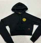 Smiley Bolt 2 Cropped Pullover Hoodie Photo 0