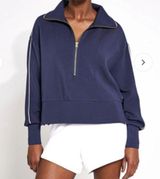 Varley Davenport Half Zip Sweat Blue Nights   Photo 0