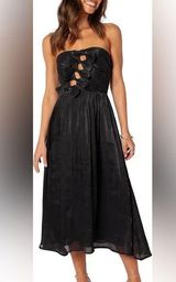 NWT Petal and Pup Mila Strapless Midi Dress Small Photo 0