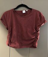 TNA Maroon Baby Tee Photo 0