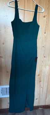 Lulus Dress Maxi Green Emerald Photo 0