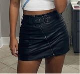 Free People Leather Skirt Photo 0