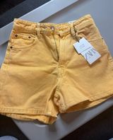 ZARA Shorts Denim High-Waisted Photo 0