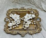 Bridal Earrings White Photo 0