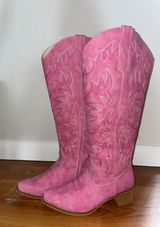 Cowboy / Cowgirl Boots Pink Size 7 Photo 0