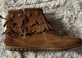 Fringe Moccasin Booties Photo 0