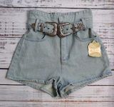 Alter’d state buckled Jean shorts Photo 0