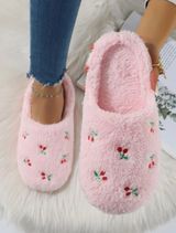 Cherry print slippers Size 6 Photo 0