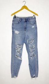 American Eagle Curvy Mom Straight Leg Jeans Size 6 Photo 0
