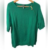 Lauren Ralph Lauren kelly green wool blend SS sweater size 1X Business Casual Photo 0