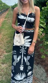 Rachel Zoe White And Black Two Piece Set Photo 0