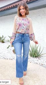 Judy Blue High Rise Destroy Straight Jeans Photo 0