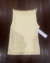 Pale Yellow Spaghetti Strap Top Photo 0